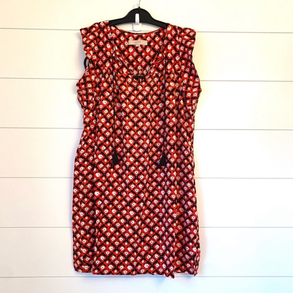 LOFT floral dress (small)